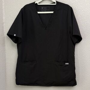 FIGS Casma 3 Pocket Scrub Top XLarge PO# 1809 Black